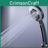 High Pressure Detachable Handheld Showerhead With Multi Function Sprayer Abs Material For Modern Bathrooms
