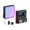 Portable RGB Fill Light 10W Rechargeable 84 LED Video Lights 1800K-9000K Dimmable Vlog Light for Photography with 120 Beam Angle