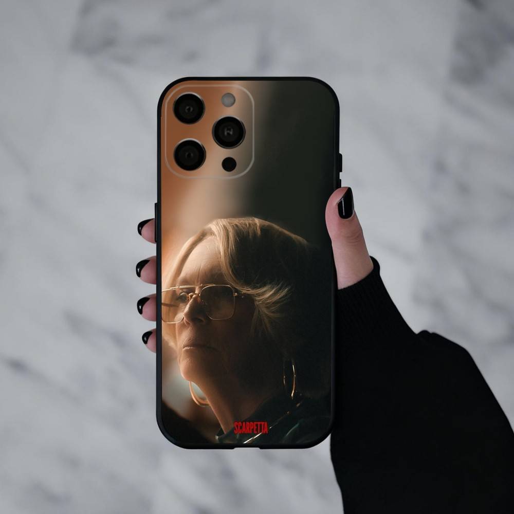 

TV Series Scarpetta Phone Case For iPhone 17pro,16,15,14,13,12,11 Plus,Pro Max,XS,Soft Silicone Black Cover iPhone16plus