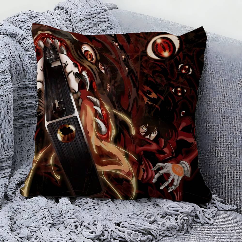 H-HellsingS Anime Pillow Gifts Home Office Furnishings Bedroom Sofa Car Cushion Cover case 45x45cm