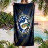 Parramatta Eels Moda Plaj Havlusu Taşınabilir Yumuşak Hızlı Kuruyan Havlu Yüzme Kamp Tatil Kullanımı İçin