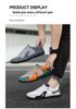 Men's Breathable Mesh Sports Casual Shoes - Soft Sole, Non-Slip, Trendy Summer Driving Sneakers