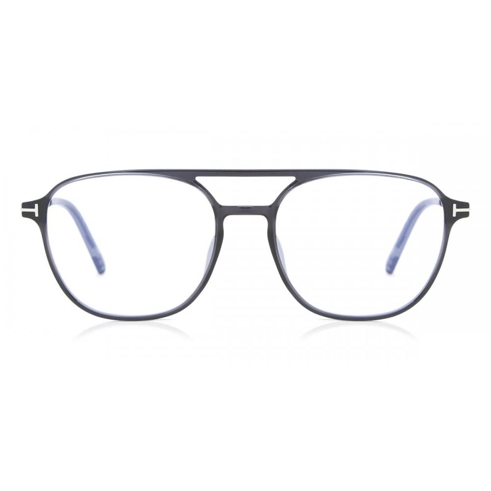 

Tom Ford Ft5874 B Blue Light Block 020 Men Eyeglasses Dark Grey/54