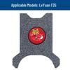 Durable Waterproof Anti-Slip Pedal Mats for Green Source F25 E-Bike/Scooter