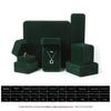 Velvet Jewelry Box with Rounded Corners - Ring, Necklace, Bracelet, Earring Storage