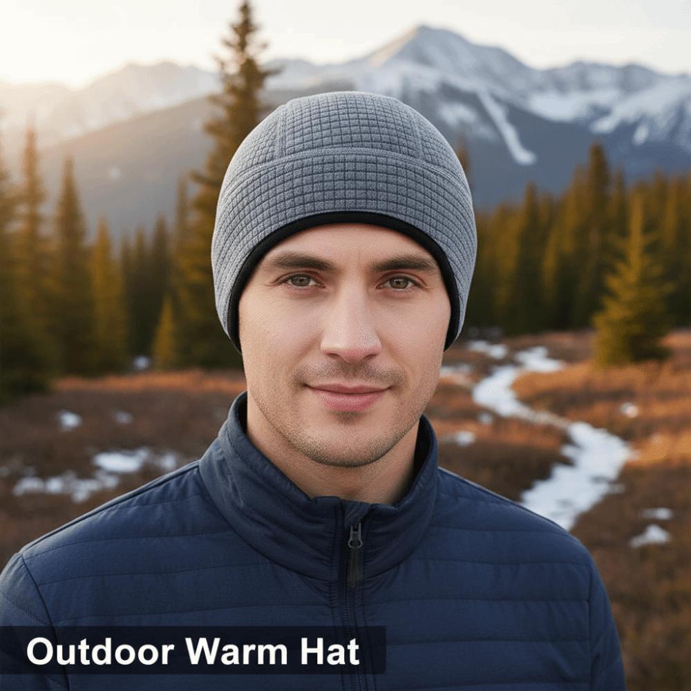 Ear Protection Winter Running Hats Fleece Outdoor Warm Hat Running Winter Sport Cap  Fishing