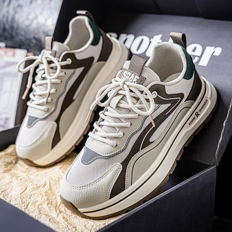 Summer new youth platform sneakers mesh breathable dad shoes 39