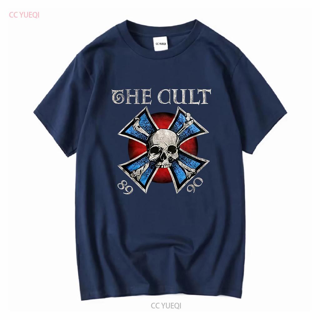 The Cult Iron Cross T Shirt S 3X vintage Washed Breathable Versatile Unisex Casual Stretched Comfortable Stylish streetwear