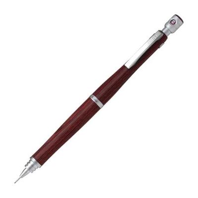 Pilot S20 Mechanical Pencil 0.5mm Deep Red DR5 Resin Impregnated Wood Knock Type