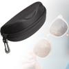 Portable Hard Shell Sunglasses Protector Travel Zipper Eyeglasses Case Hook Suitable For Sunglasses Reading Glasses