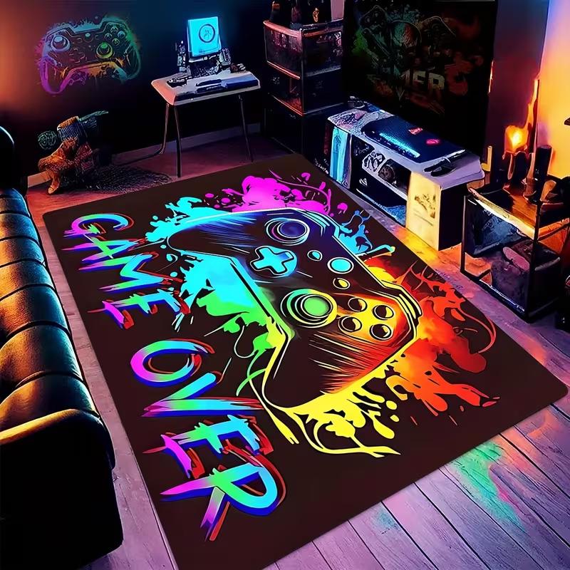 

Game Area Carpet Bedroom and Living Room Video Game Carpet Modern Game Console Decoration Carpets 40x60cm