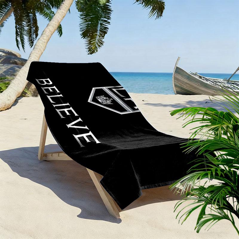 LA Kings Print Beach Towel, Large Soft Quick Dry Towel for Beach Camping Swimming