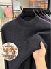 Men's High Neck 100% Pure Wool Sweater - Autumn & Winter Casual Knitwear