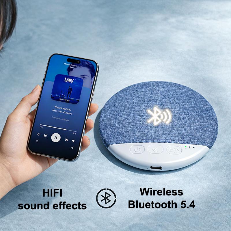 Sleeping Bluetooth Speaker With Built In White Noise And Low Volume Perfect For Night Rest Audiobook Podcast Listening
