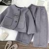Toddler Kids Girls' Twill Outfit Set - 2025 Autumn Fashion Collection