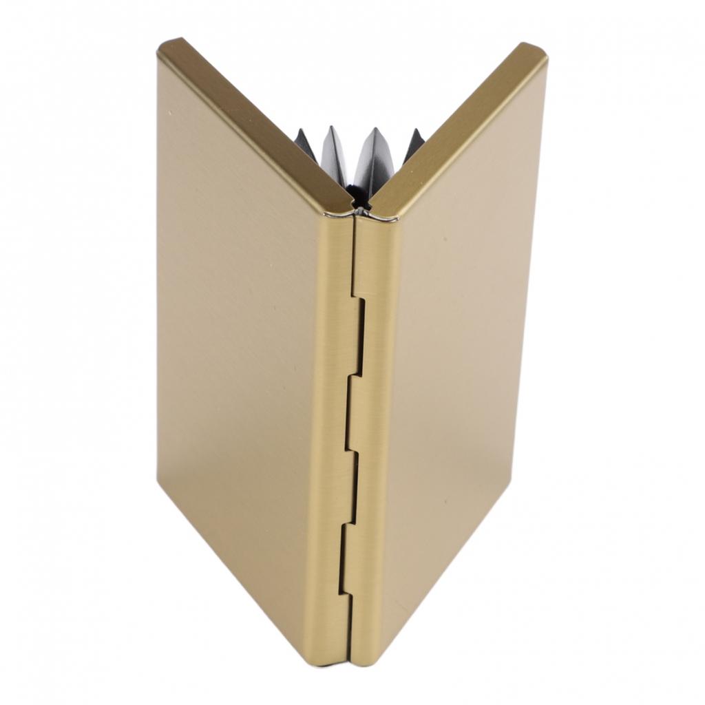 Credit Card Holder Stainless Card Case Snap-on Protection