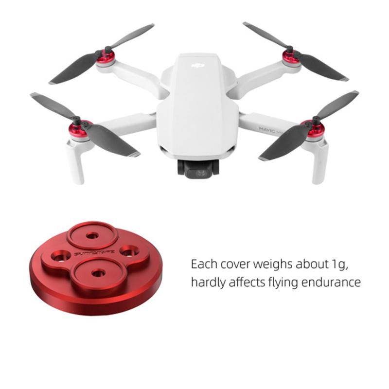 Upgraded Motor Covers Scratch-proof Propellers Block-up Protective Aluminum Alloy Motor Cover for