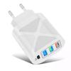 Multi-Port Charger with 3 USB + PD Fast Charging (US/EU/UK Standard)