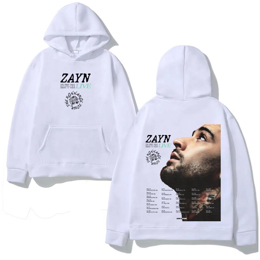 Zayn Malik Hoodie THE KONNAKOL TOUR 2026 Fashion Aesthetic Hoody Retro Classic Soft Punk Comfortable Hooded Pullovers Fleece