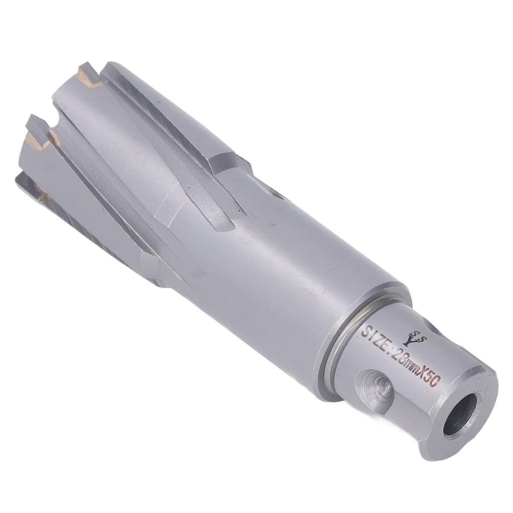 Carbide Hole Saw Bit Steel Plate Hole Cutter Opener Bit for Magnetic Drill 50mm Drilling Depth 28mm