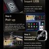 Mini Screen Mirroring Adapter for iPhone Upgraded Wireless 3-in-1 Carplay Auto Airplay Cars Accessories GZW