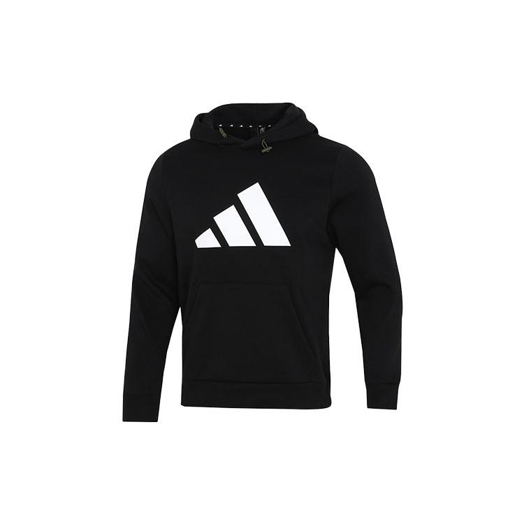 Men s adidas Fi WTR Chest Large Logo Pullover Black H46512 XL