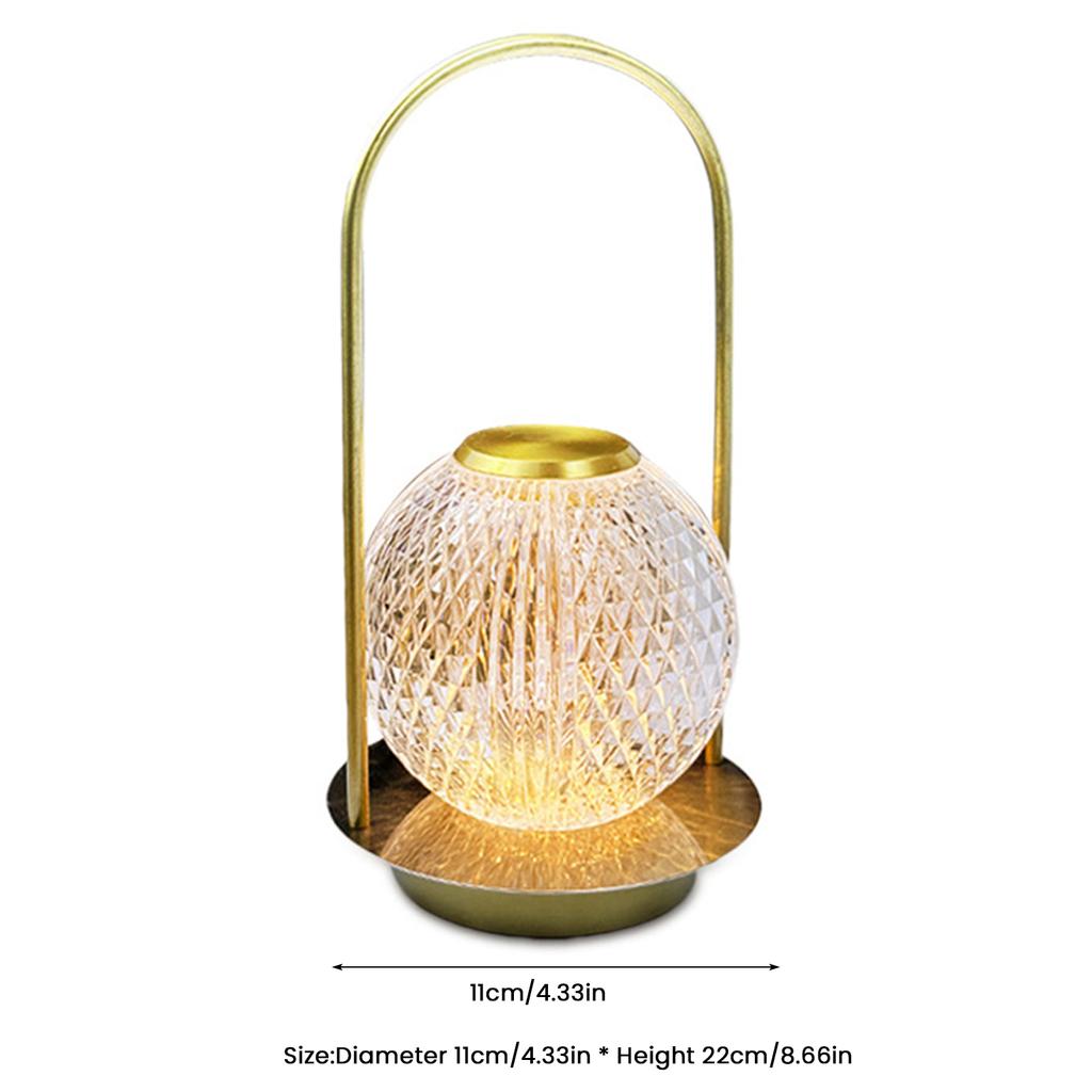 Charging Decoration Atmosphere Light Retro Portable Light LED Desk Lamp Outdoor Camping Bar Light Table Light Lantern Home Decor