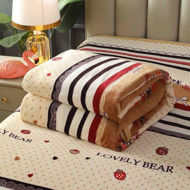 

Утолщенное коралловое флисовое теплое плюшевое одеяло фланелевая простыня цельная зимняя односпальная двухсторонняя флисовая нескользящая наволочка одеяло 200X230cm