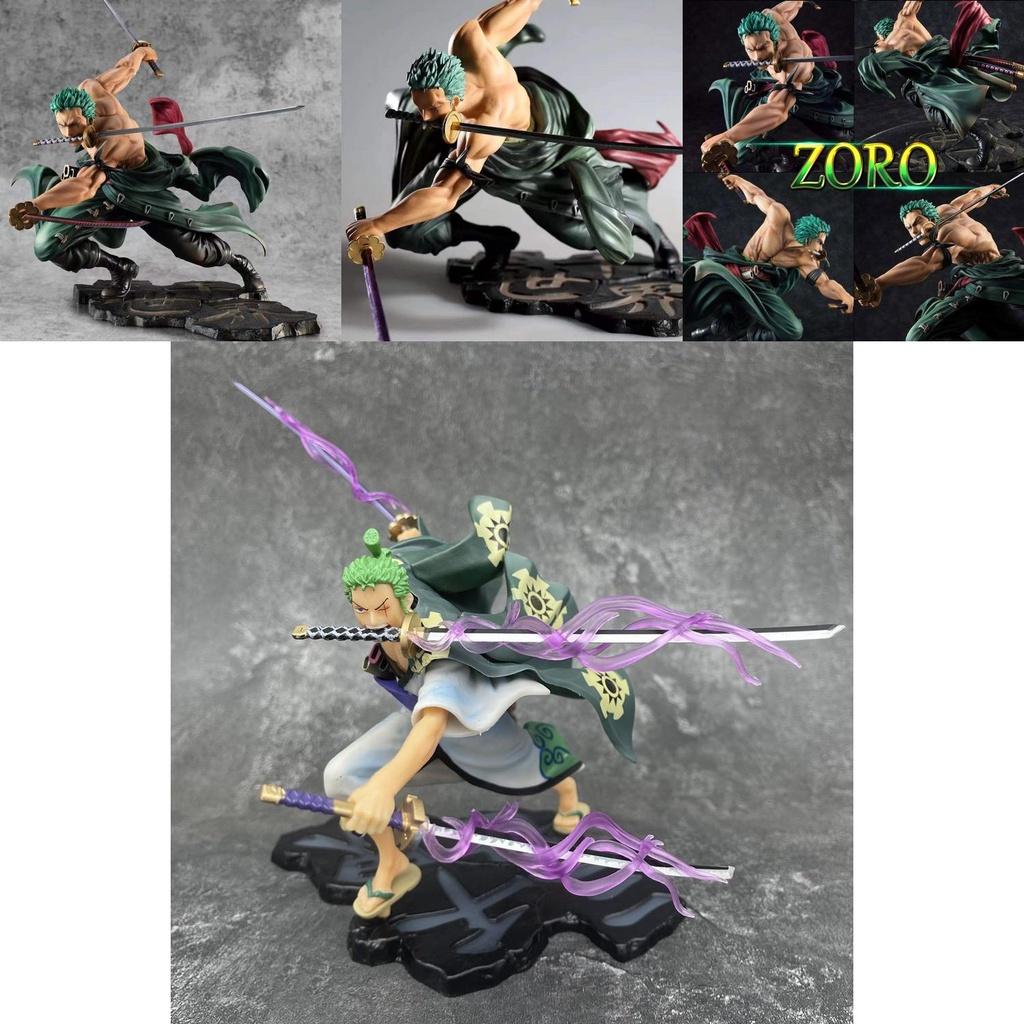 Stunning 8 Inch Roronoa Zoro One Piece Anime Figure Collection Model