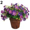 Good looking 1 Bouquet 28 Heads Artificial Fake Cute Daisys Flower Home Wedding Garden Decor Flower decorative not pot