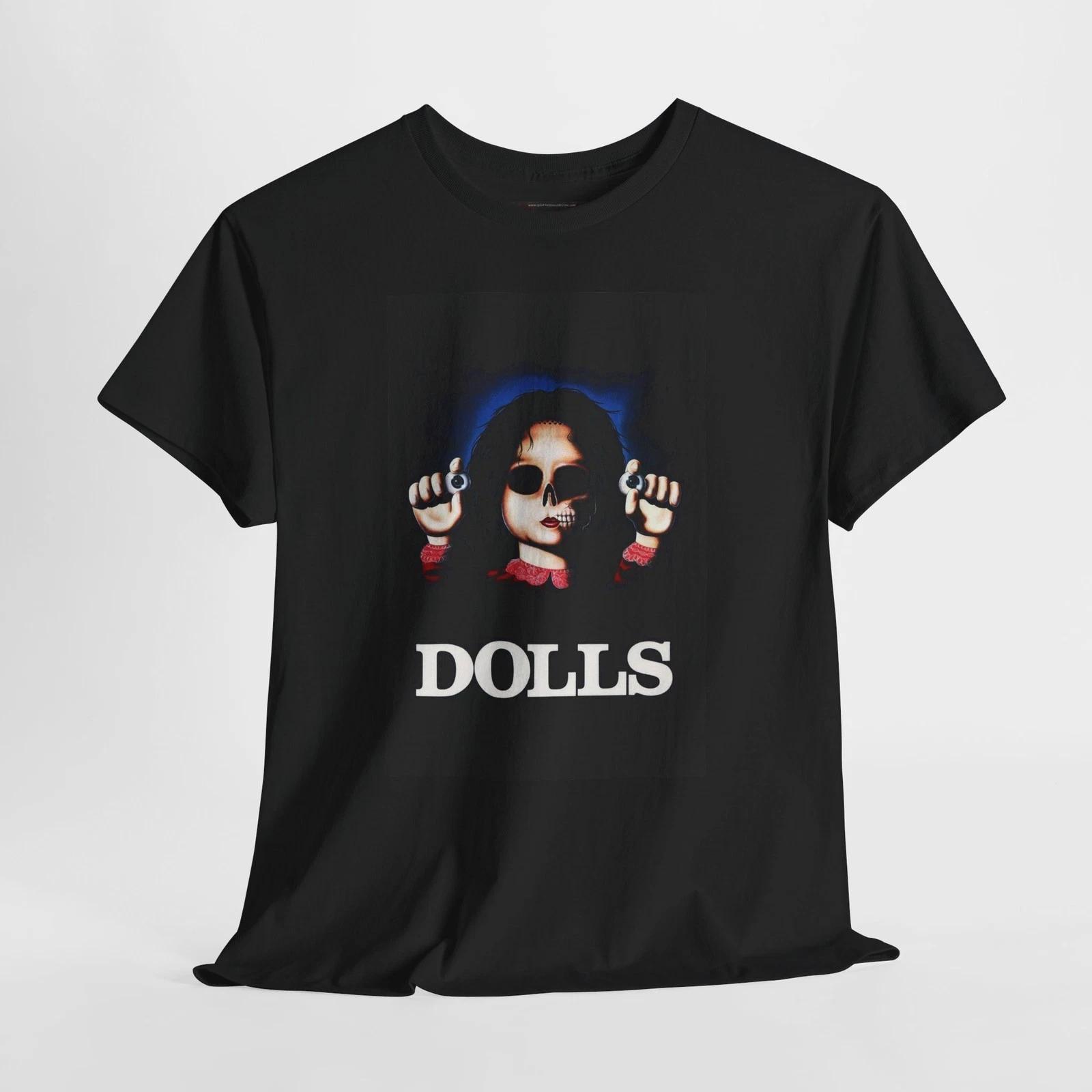 Dolls 1987 Retro Movie Poster Horror Unisex Graphic T-Shirt S