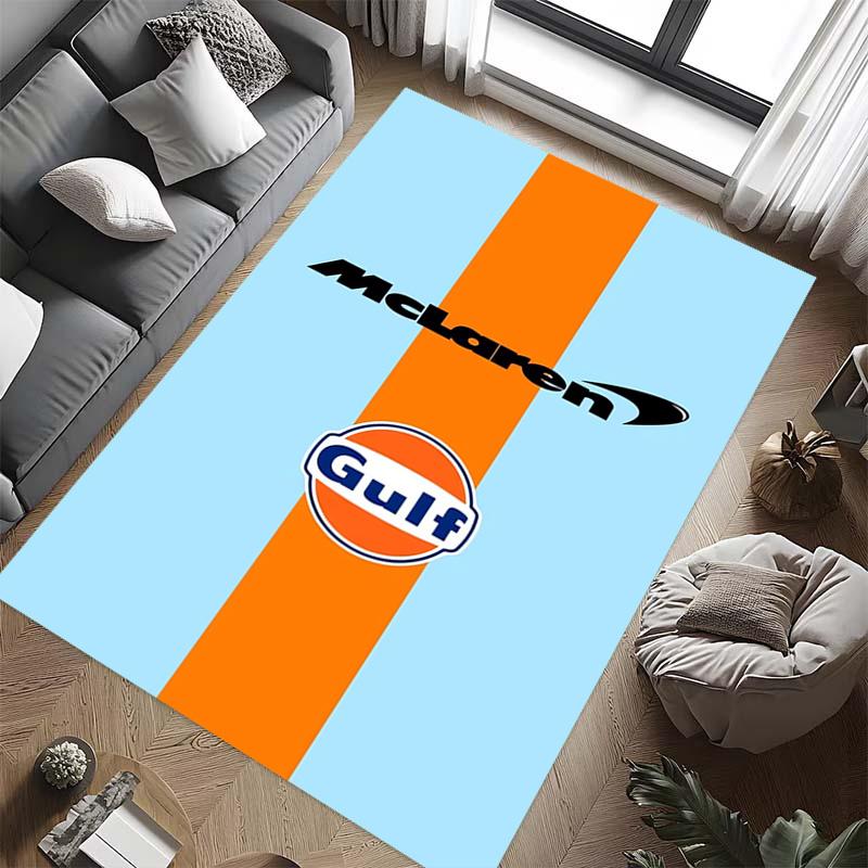 McLaren Gulf Heritage Carpet Suitable for All Seasons Home Decor Room Doormat Protective Pad
