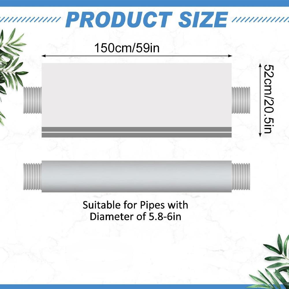 Universal Portable Air Conditioner Hose Cover Exhaust Pipe Protection Cover Waterproof Dustproof Heat Insulation Wrap Cover