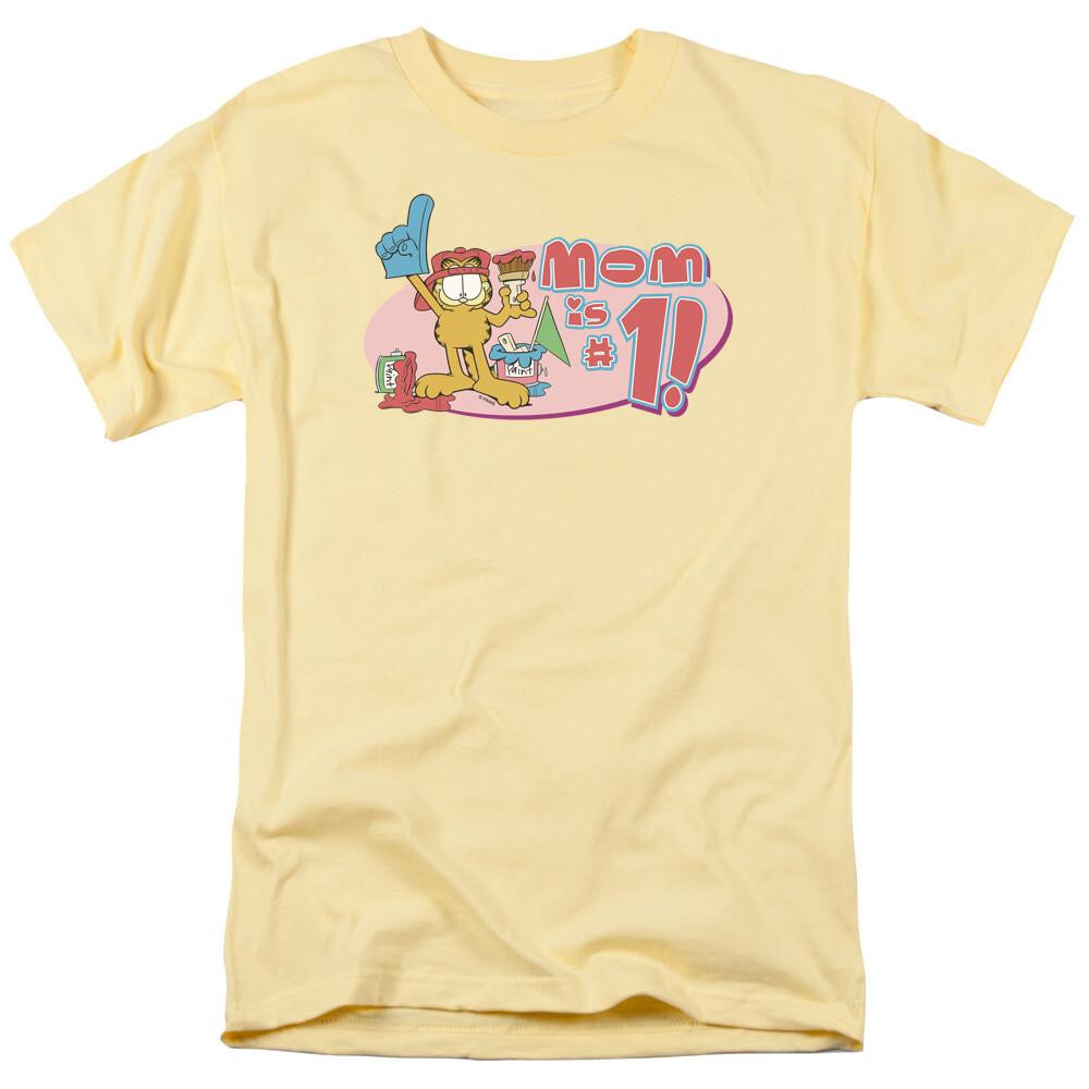 Garfield Mom Number One T Shirt Mens Licensed Jim Davis Comics Tee Banana XXL