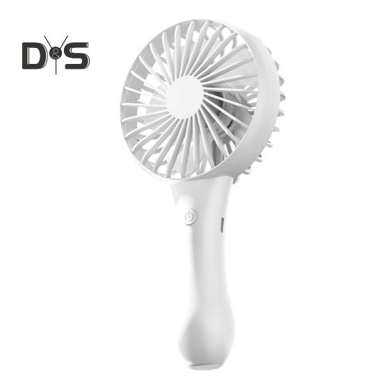 

Портативный ручной вентилятор, персональный мини-вентилятор с 6 скоростями ветра, аккумуляторная батарея 1200 мАч, электрический вентилятор для офиса путешествий белый
