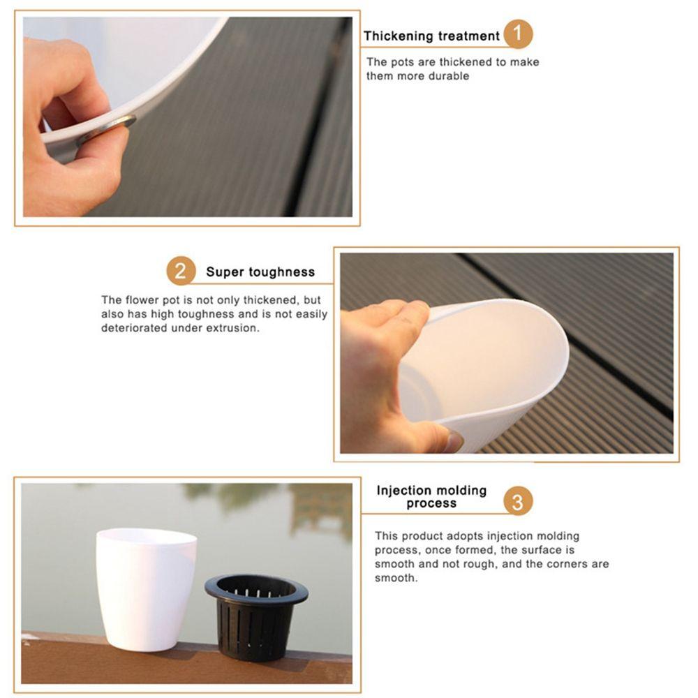 Automatic Self Watering Desktop Decoration Office Home Decor Planter Flower Pots Plants Basket