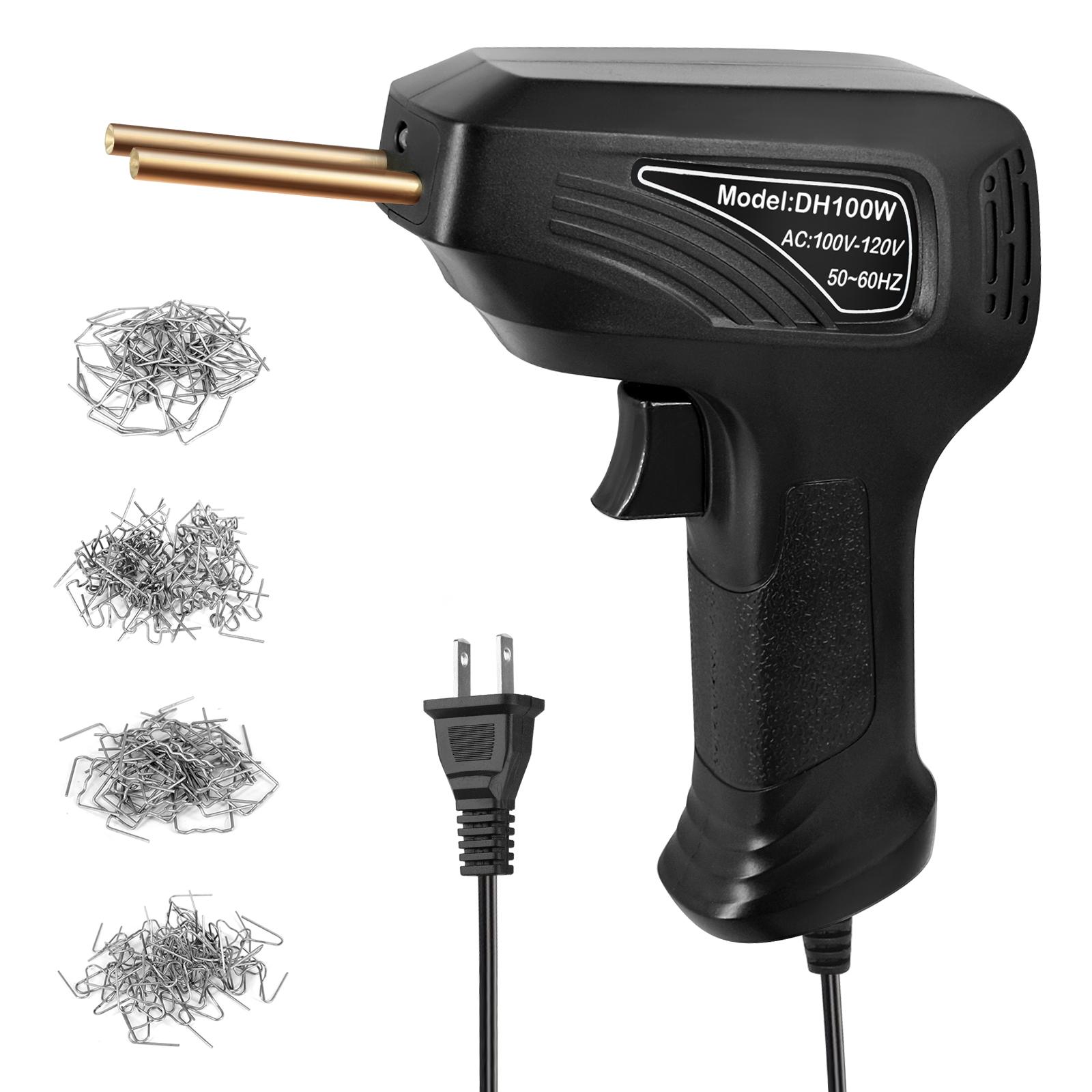 

Портативный ручной сварочный аппарат для пластика, комплект для ремонта трещин на панели, терморезка, горячий степлер US Plug