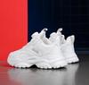 Bobodou Kids' Sports Shoes 2025 Autumn/Winter - Boys' and Girls' White Sneakers