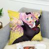 Fronha Kaguya Sama Love Is War Para Carro Sofá Decorativa Casa Estampa Dupla Face Pelúcia Quadrada Almofada de Lançamento Capa de Almofada