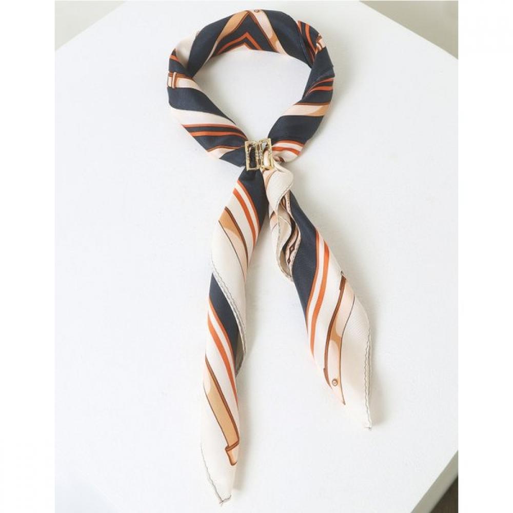 Daks Navy Dd Chain Scarf Ring Set Dcsc3e701