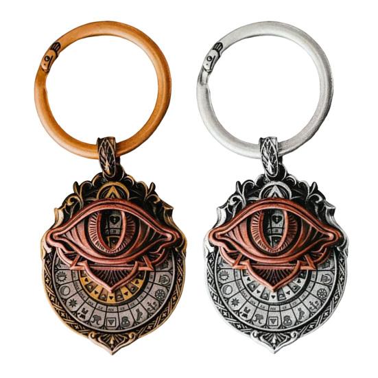 Tarot Vision Anheng Allseende Øye Halskjede Tarotkort Symbol Smykker Mystisk Spådom Nøkkelring Tarot Tilbehør