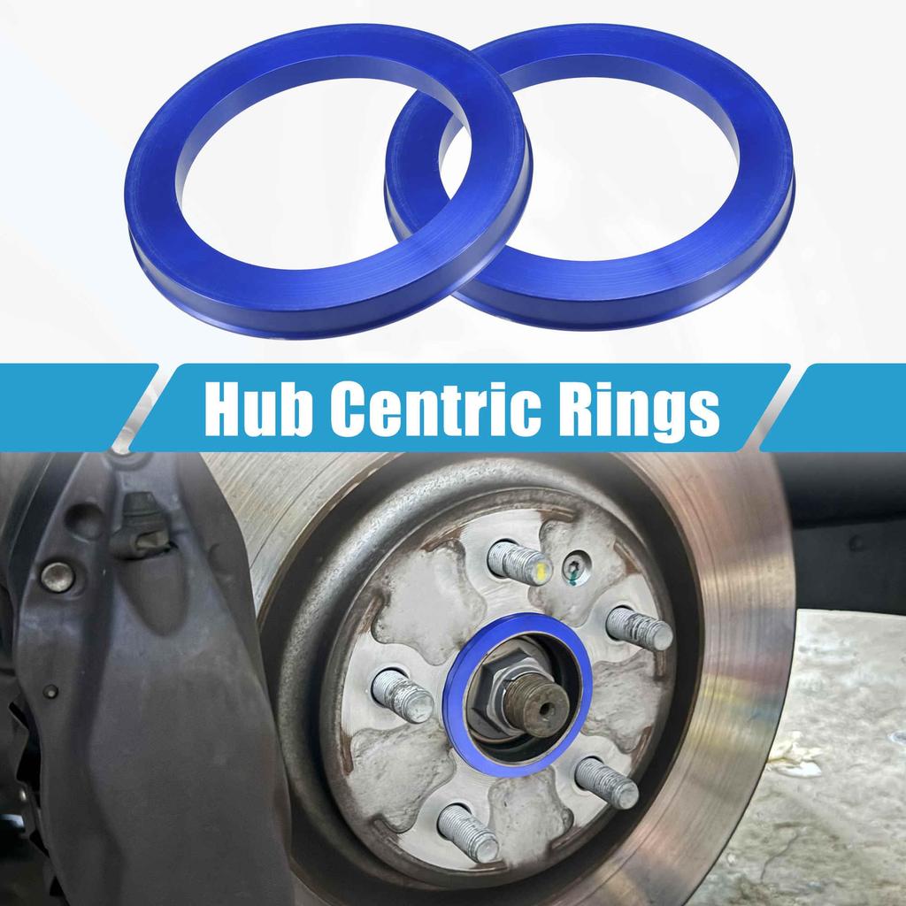 ABSOPRO Car Hub Centric Rings, OD 106mm to ID 78.1mm, Hub Centric Rings, Wheel Bore Center Spacers, Aluminum Alloy, Blue, Set of 4
