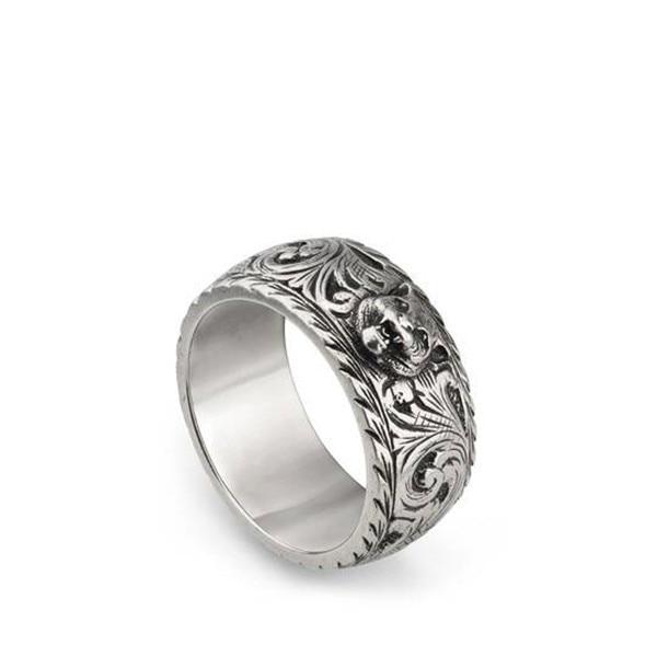 1:1 Sterling Silver 100% S925 Girls Fashion Ring Jewelry with Box Can Be Used As A Gift for Relatives and Friends