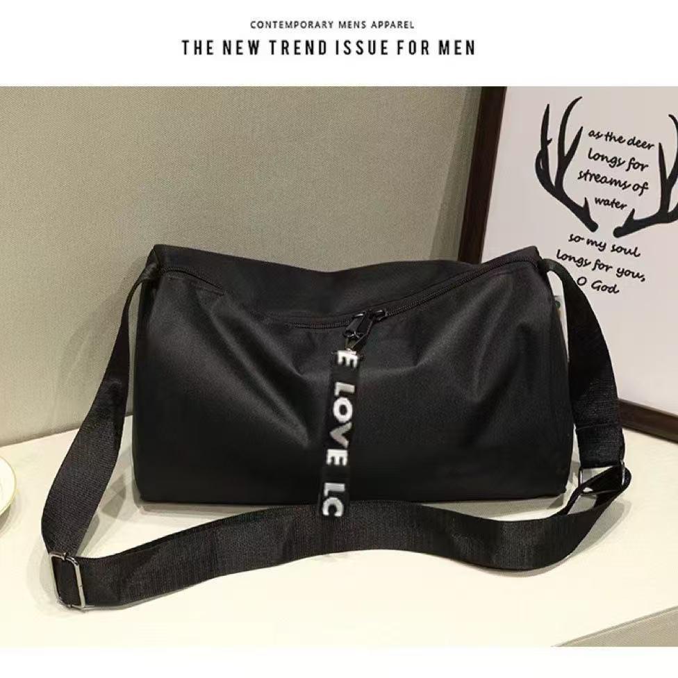 

Unisex Travel Crossbody & Gym Bag - Cylinder Design чёрный