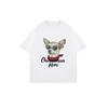 Chihuahua Mom Oversized T Shirt Black Chihuahua Dog With Sunglasses And Red Bandana Print For Casual Wear And Pet Lover Outfits