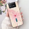 For Asus Zenfone 7 ZS670KS Case I002D Popular Flower Soft Black Silicone Phone Cover For Zenfone 7 Pro ZS671KS Funda I002DD Capa