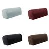 Arm Protector Covers 4 Adhesive Grip Set Fashionable Black PU Waterproofie Sofa Armrest Sleeve For Indoor Furniture Care