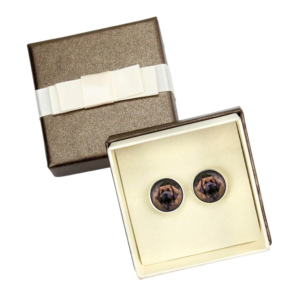 Leonberger - cufflinks in a box, handmade jewelry, product of the Art-Dog brand