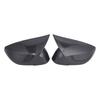 Side Mirror Housing Covers, Molded ABS Pair with Clearance Around Integrated Turn Signals After Adhesive Installation