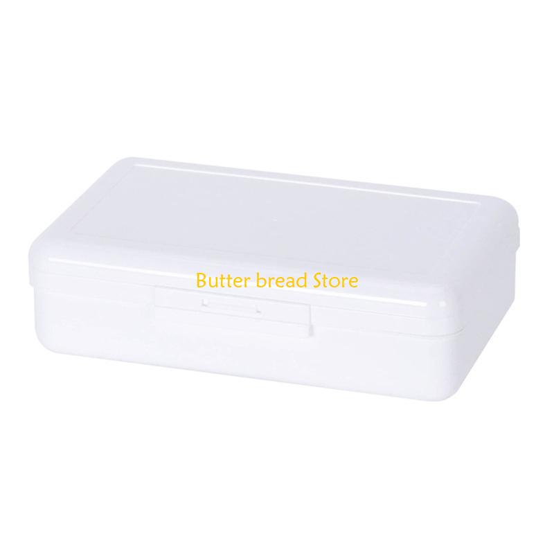 W89C Large Capacity Pencil Box Plastic Pencil for Case Office Supplies Storage Organi